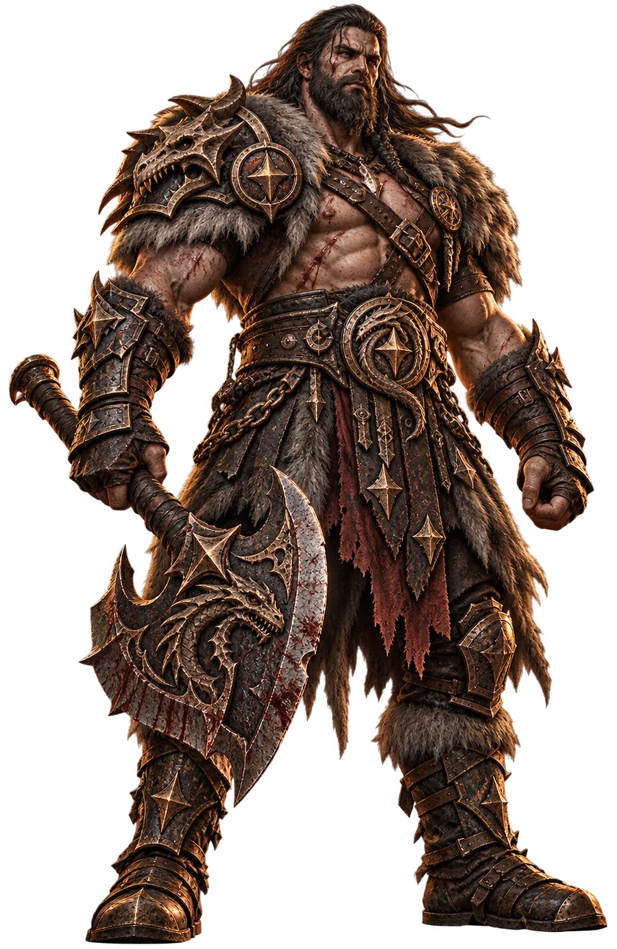 Barbarian ARPG concept art