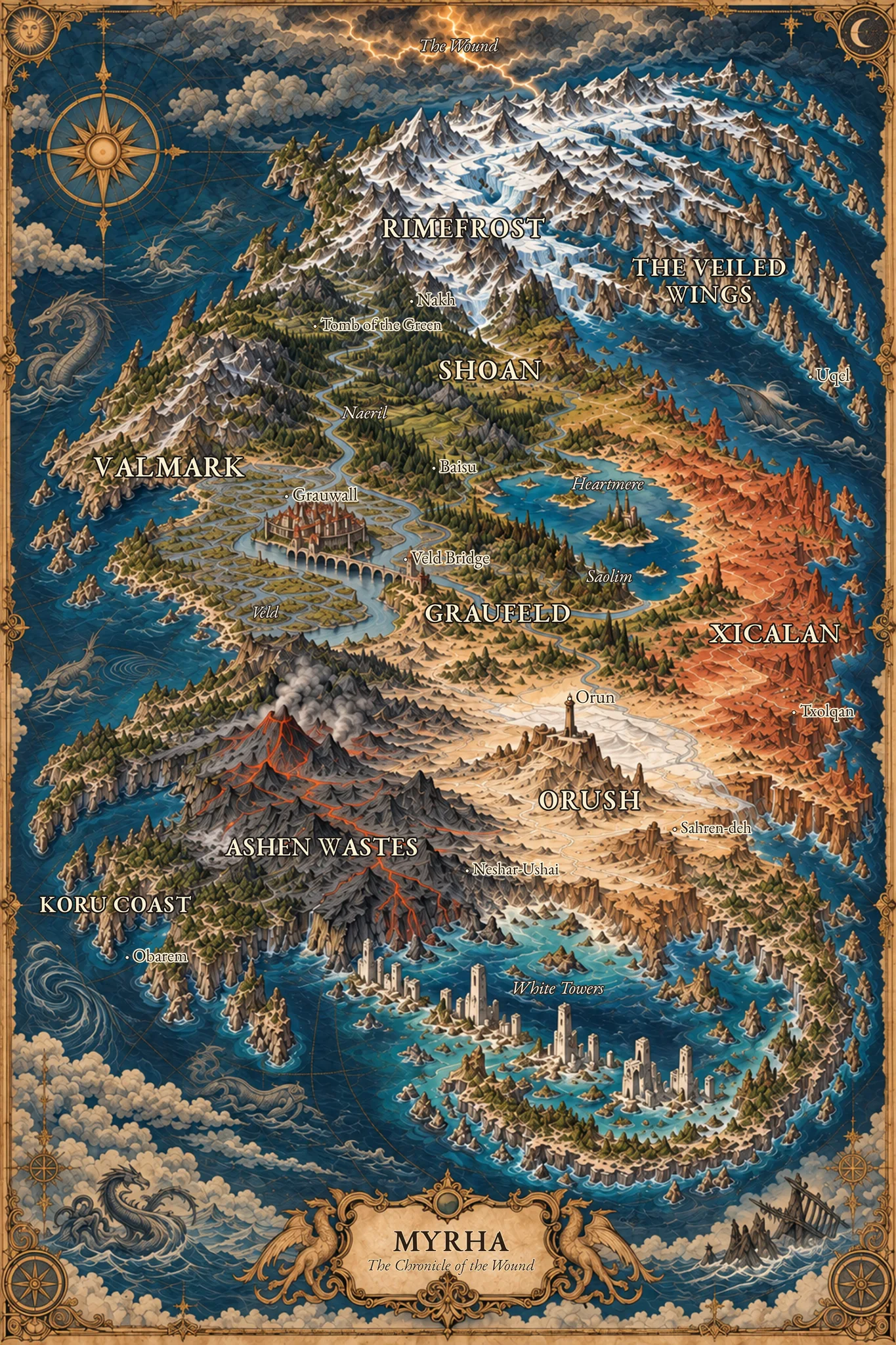 Illustrated map of MYRHA